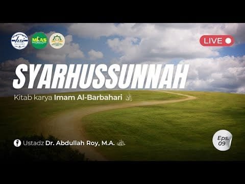 kitab syarhus sunnah pertemuan 9 | masjid imam asy syafi'i (mias) serang