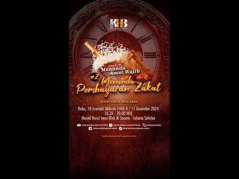 teaser kajian kitab dosa dosa besar ke 195 menunda amal wajib: #2 menunda pembayaran zakat