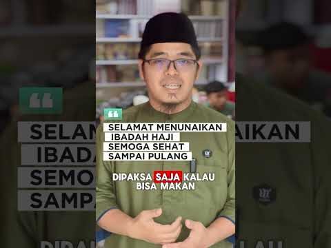 [repost] tips haji lancar 01: tetap makan agar ada tenaga & tidak lemas