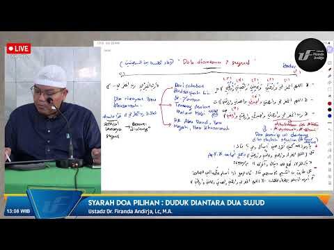 🔴[live] syarah doa : duduk diantara dua sujud ust dr. firanda andirja, m.a