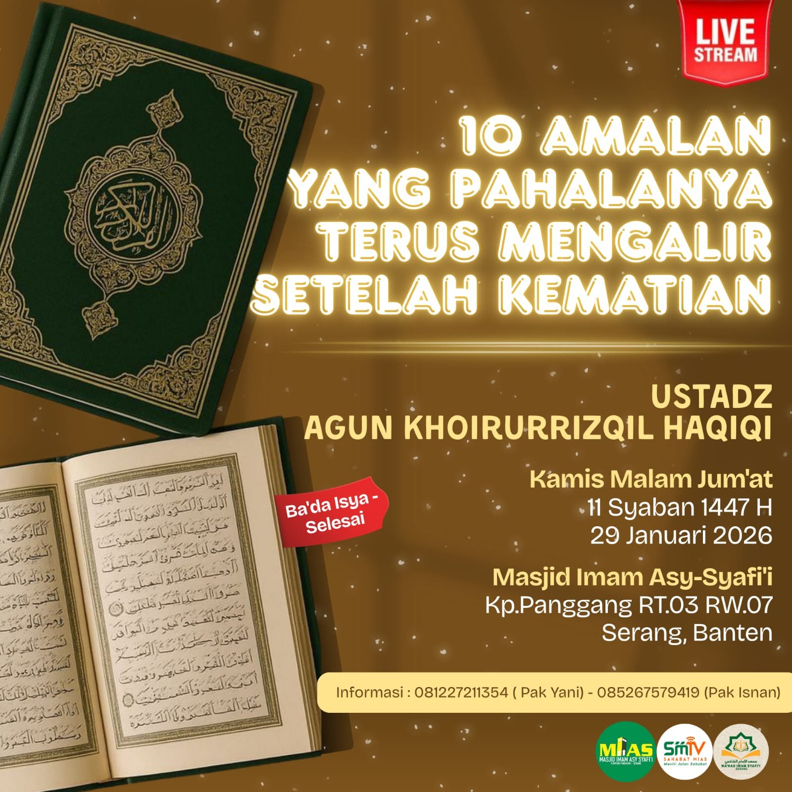 10 amalan yang pahalanya terus mengalir setelah kematian