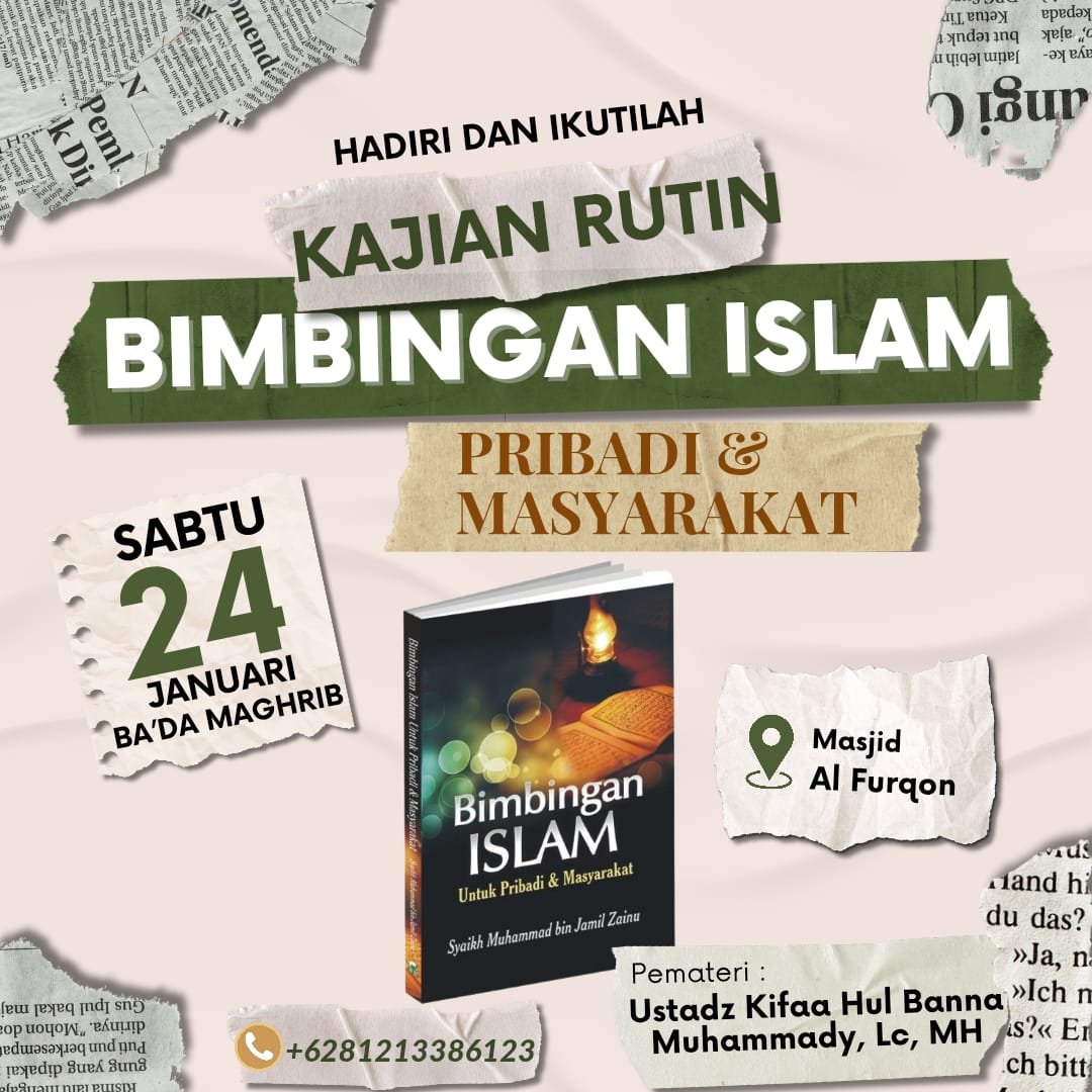 bimbingan islam untuk pribadi dan masyarakat