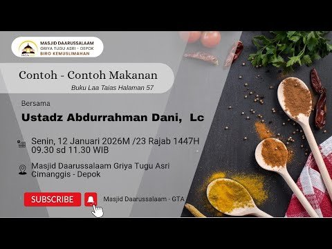 contoh contoh makanan