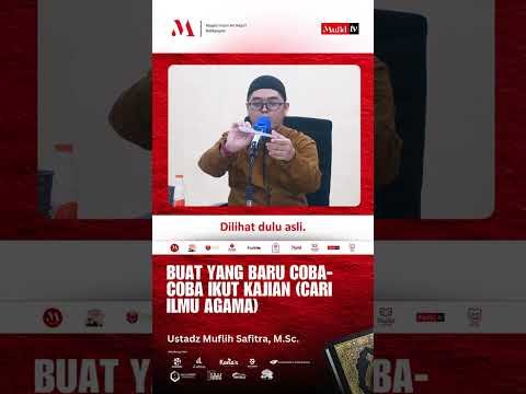 vp851 | buat yang baru coba coba ikut kajian (cari ilmu agama) | ustadz muflih safitra, m.sc.
