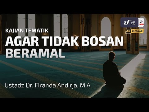agar tidak bosan beramal